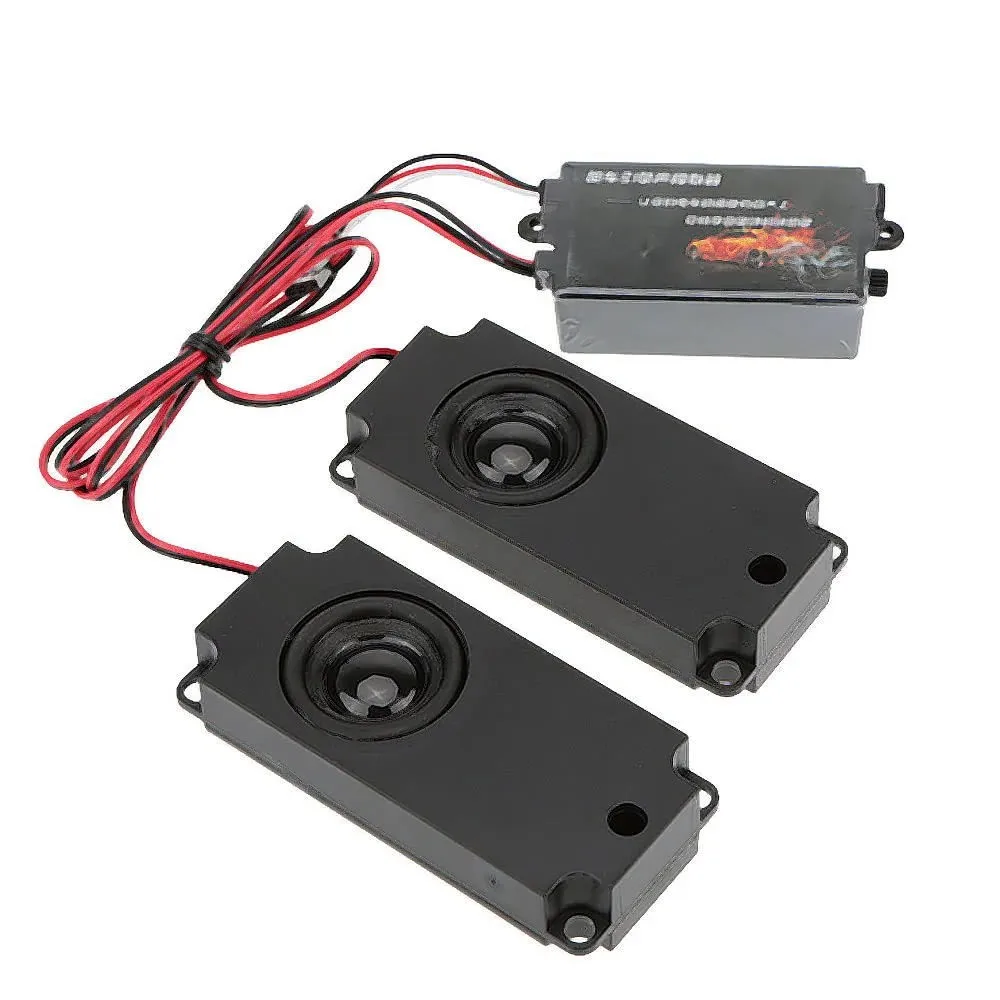 

GoolRC RC Car Second Generation Cool Throttle Linkage Groups Engine Sound Simulator With 2 Speakers for RC Sports Car Model Pa