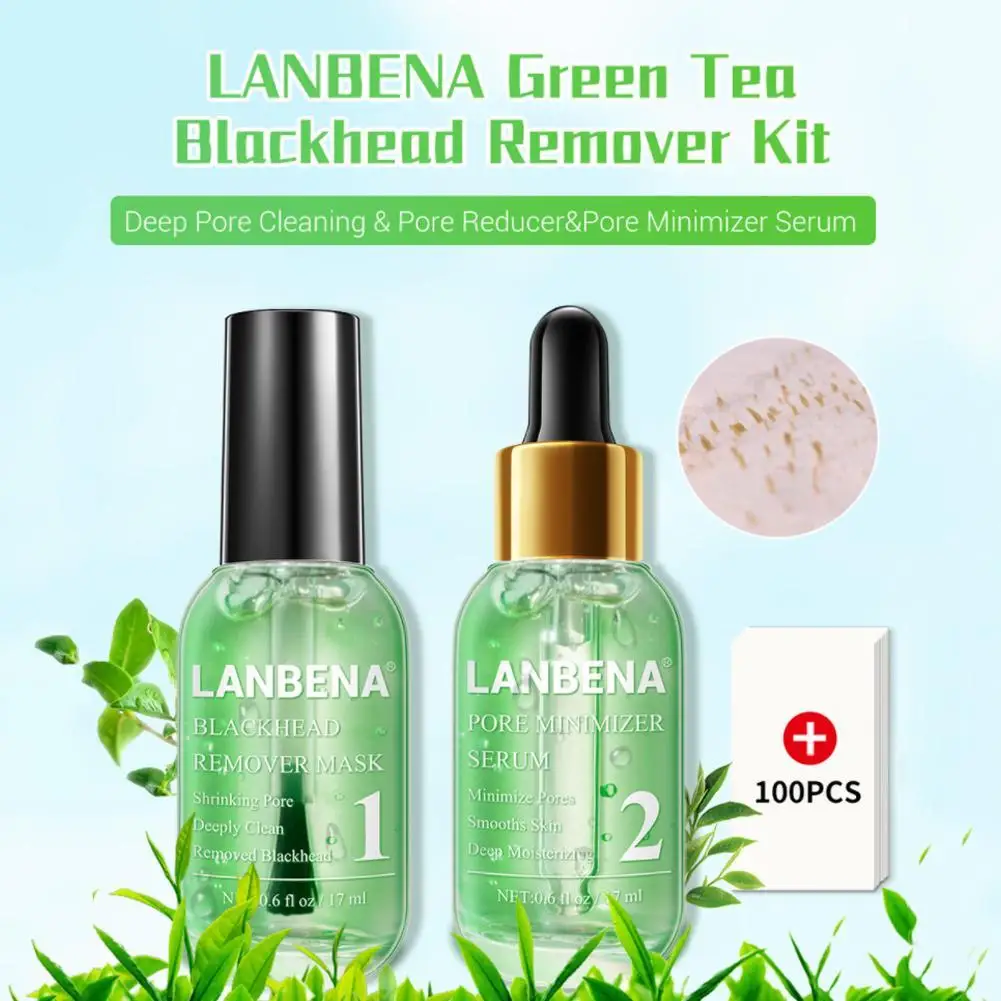 LANBENA, маска для удаления черных точек, для лица, лечение черных пор, сыворотка, против акне, пилинг для лица, очищающая, уход за кожей, красота