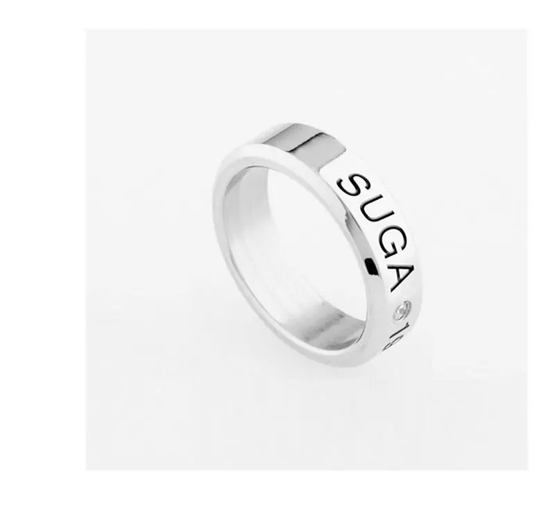 1 шт. KPOP волнистое серебряное кольцо из сплава для мужчин и женщин, модное Ювелирное кольцо, аксессуары для поклонников, украшения, подарки