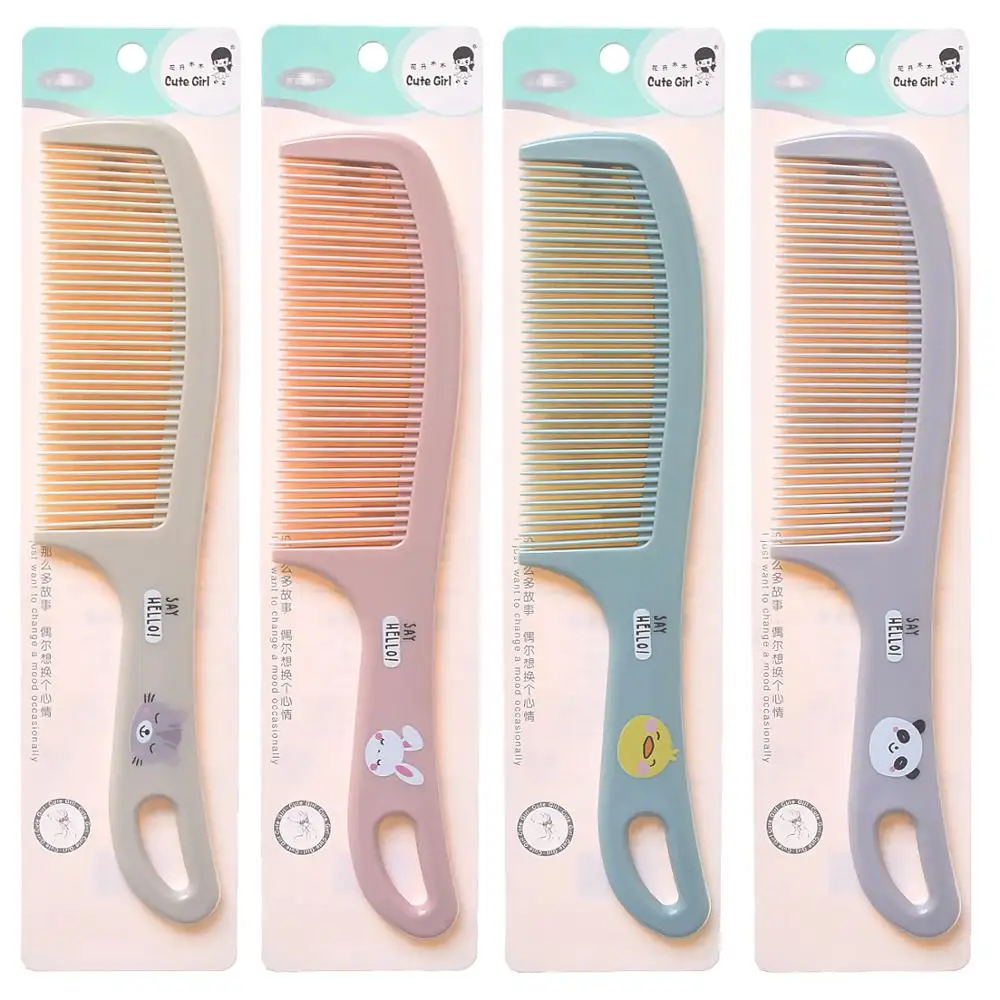 

Cartoon Cute Rabbit Animal Anti-static Hair Brush Massage Comb Shower Wet Detangle Hair Brush Salon Hair Styling Tools