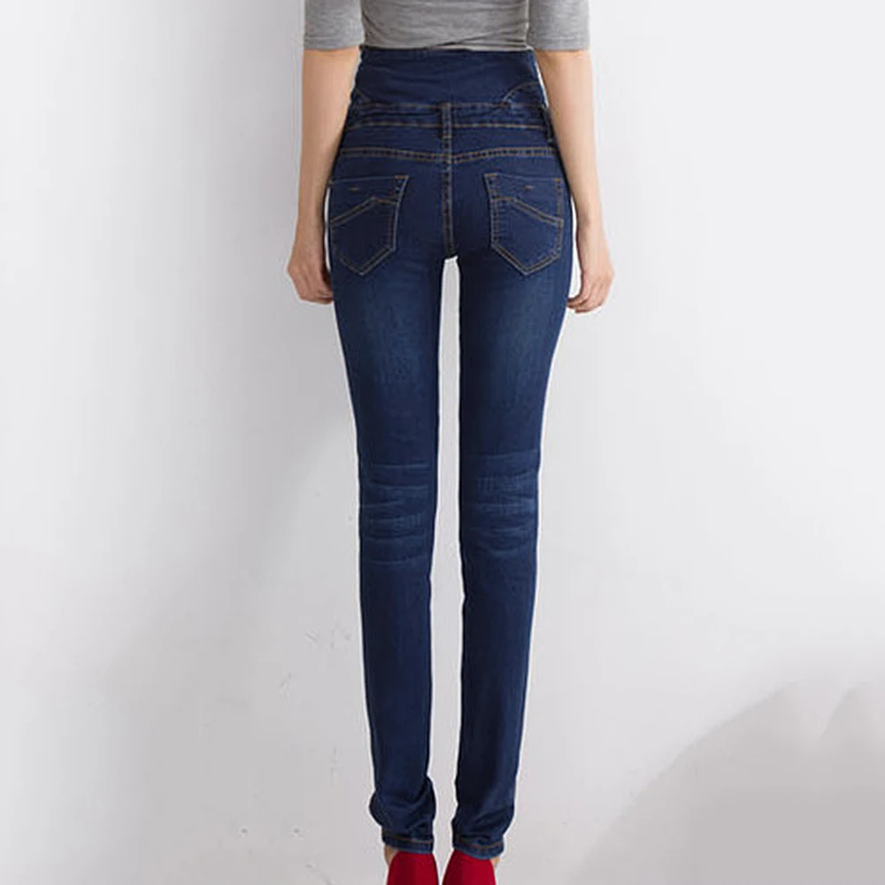 SFIT, Осень-зима, женские теплые джинсы, повседневные, с высокой талией, обтягивающие, с флисовой подкладкой, узкие брюки, с эластичной талией, на пуговицах, брюки, джинсы