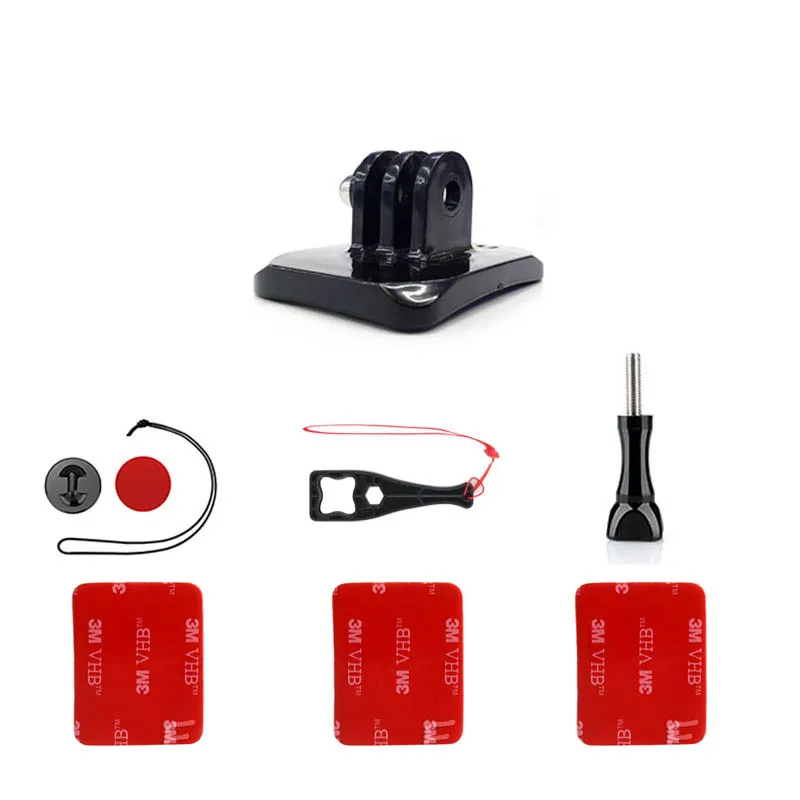 Option 1 Новейший анти-встряхивание полный шлем подбородок держатель для GoPro Hero SJCAM мотоциклетный шлем стойка для YI eken камеры - Цвет: Option 1
