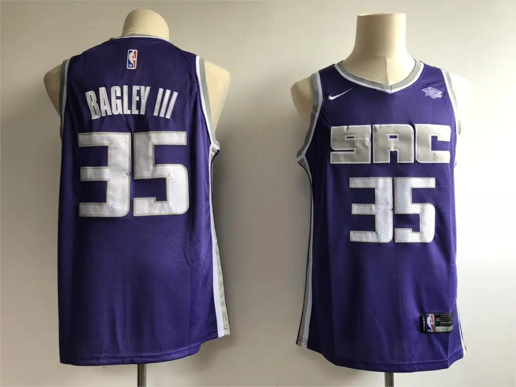 A+++ Качественная мужская одежда для взрослых#35 Marvin Bagley III Джерси Sacramento