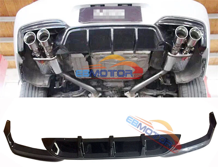 Неокрашенный рассеиватель задней губы для BMW F06 F12 F13 M Sport Tech Бампер 2012UP B203F |