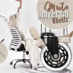 1 pçs roda universal mudo 110 libras cadeira do plutônio rodas piso protecter escritório polia