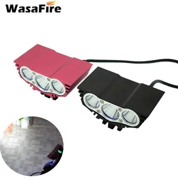 

3XT6 10000LM Waterproof LED Bicycle Light Front Bike Head Light Night Cycling Lamp 5V USB Chargerable Headlamp Only Lamp
