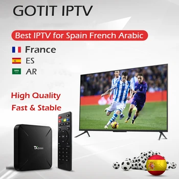 

Arabic French Spain IPTV subscription+TX3Mini Android 1G/16G& 2G/16G Quad-core Mali-450 Amlogic S905W 4K H.265 HDMI 2.0 WiFi Box