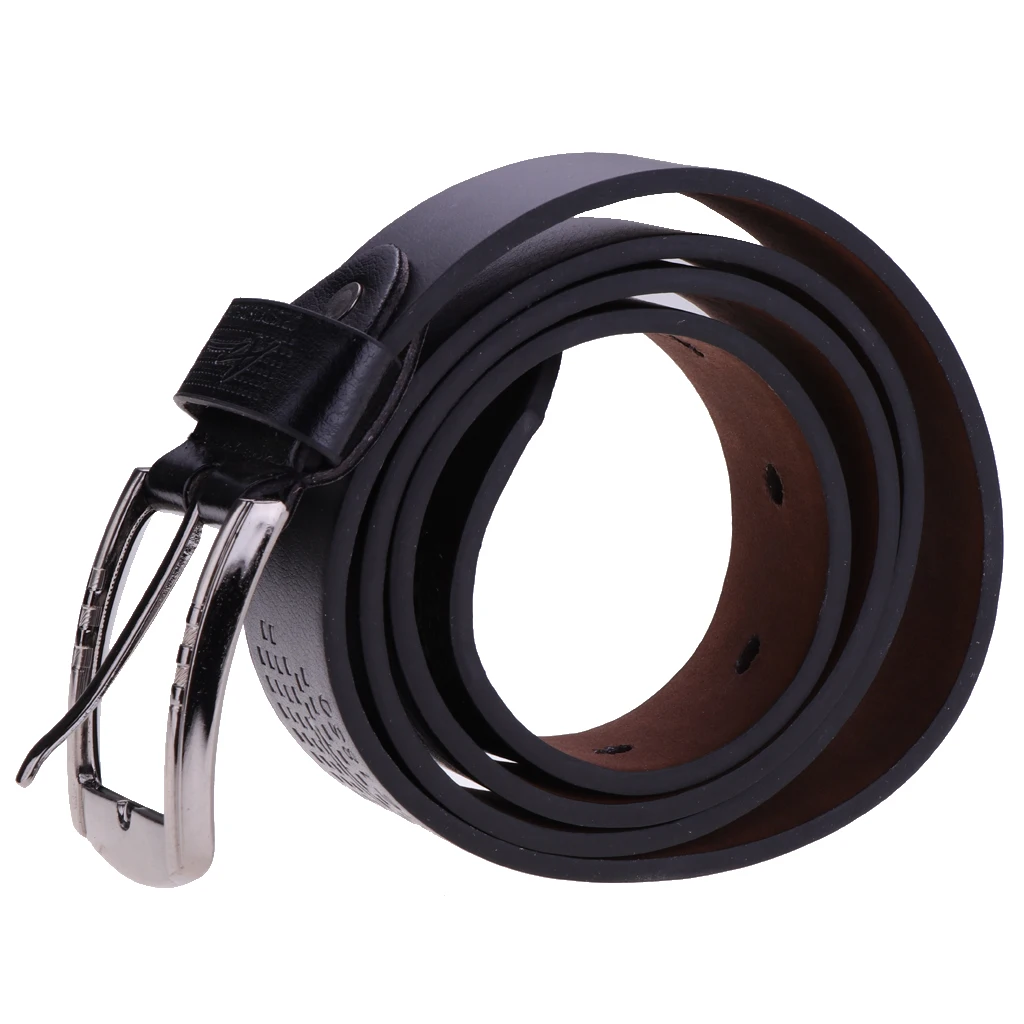 Fashion Men's Luxury Waistband Leather Belts Trousers Pin Buckle Waist Strap Width 3.8cm