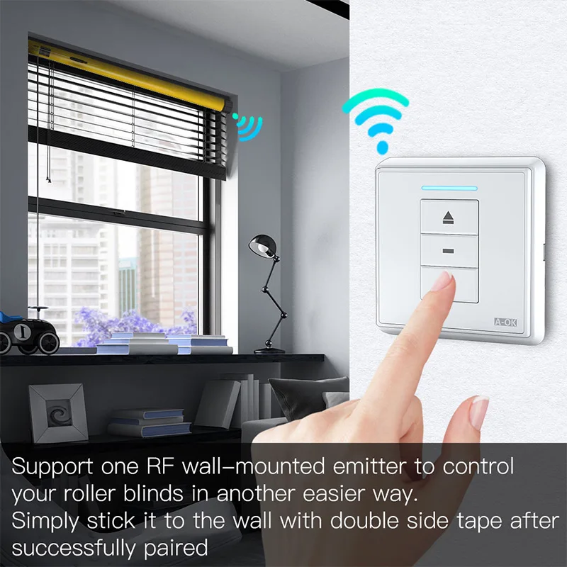 25 мм смарт Wifi RF433 ZigBee трубчатый двигатель DC рулонные жалюзи затвор автоматический