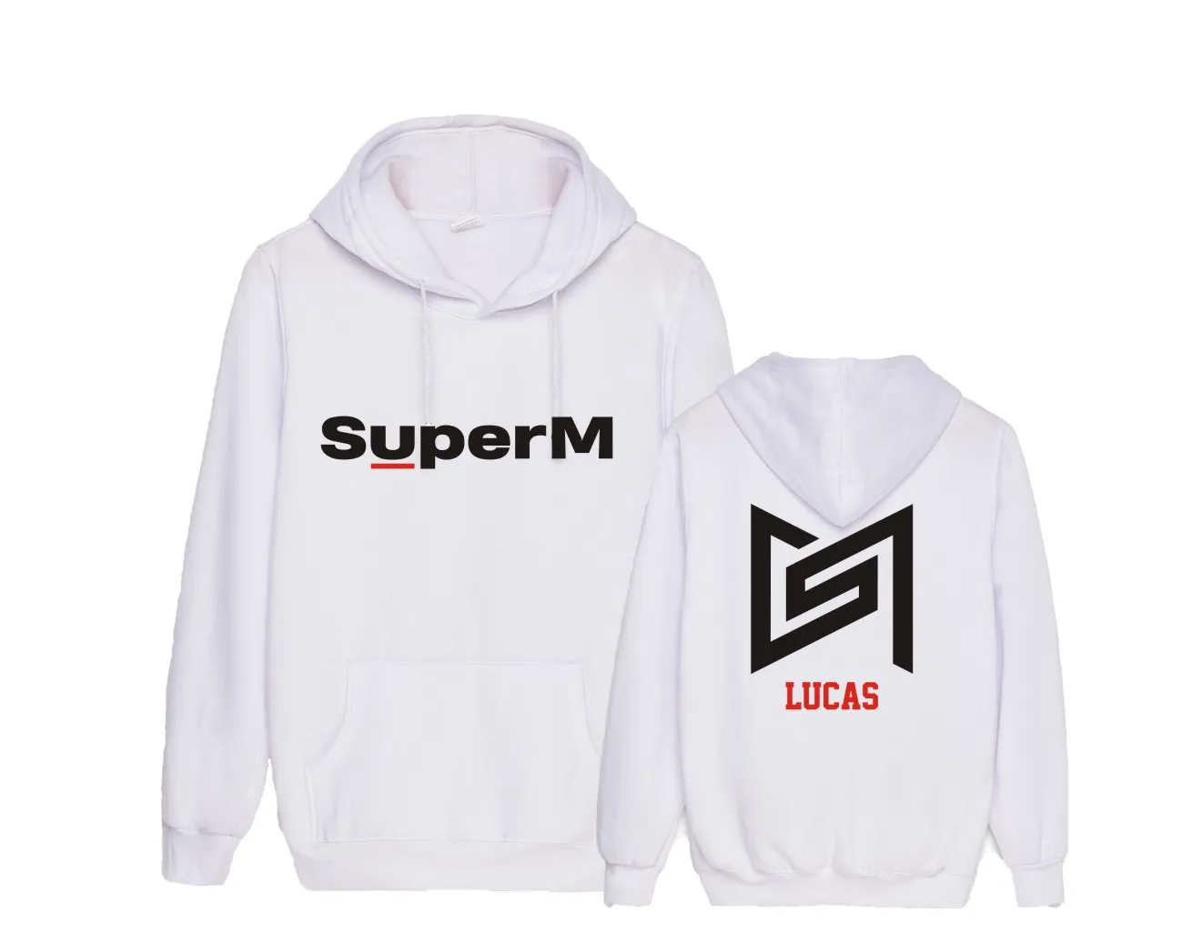 K-pop SuperM BAEKHYUN KAI Lucas Ten Taeyong Taemin Mark поддерживающие толстовки больших размеров Kpop SuperM толстые толстовки пуловеры