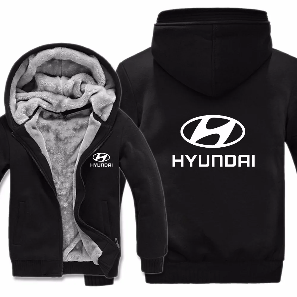 Hyundai толстовки Мужская куртка зимняя высококачественная мужская повседневная шерстяная подкладка флис hyundai мужские толстовки с капюшоном