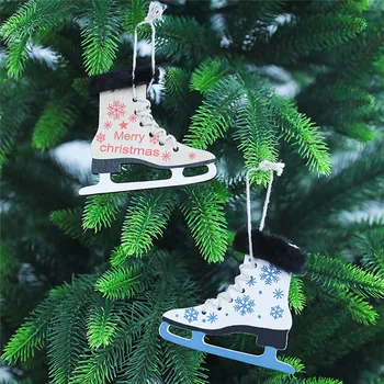 

Creative Wooden Christmas Ornament Santa Claus Angel Xmas Tree Pendants Christmas Decorations For Home New Year Navidad 2021