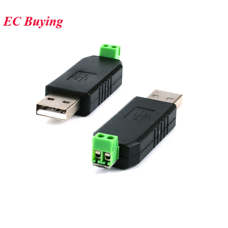 Адаптер-конвертер с USB на RS485 485 поддерживает Win7 XP Vista Linux Mac OS WinCE5.0 2 шт. | Электронные