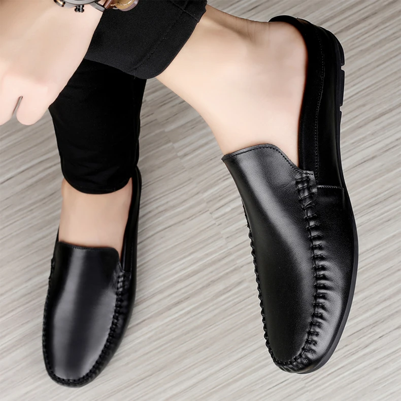 Jumpmore Mode Männer Müßiggänger Sommer Hausschuhe Wohnungen Faul Paare Schuhe Größe 37-46 – Detail 24