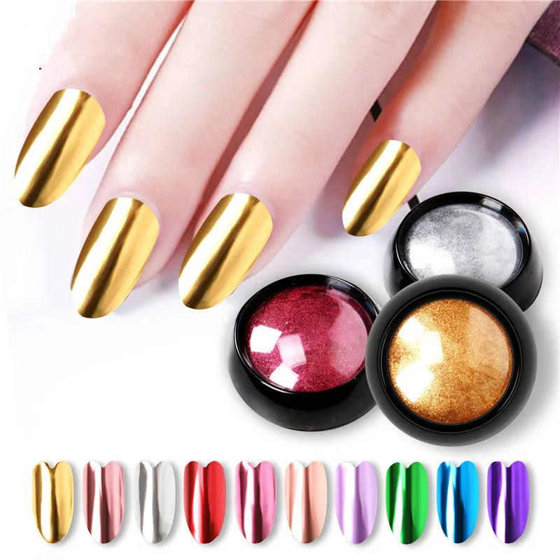 

Nail Titanium Powder Mirror Flour Solid Color Electroplating Mirror Powder Nail Glitter