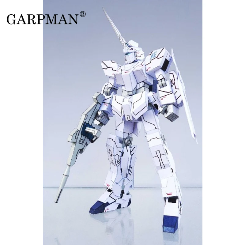 3D бумажная модель ручной работы Gundam RX O Unicorn|Картонные конструкторы| |