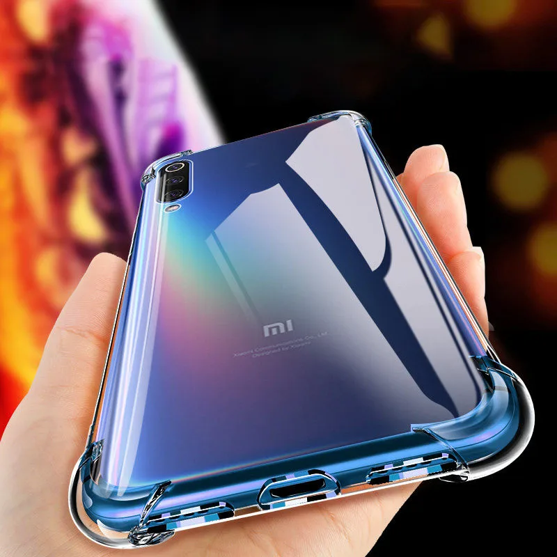 Противоударный чехол для Xiaomi Redmi Note 8 7 6 5 K20 Pro 8A 7A 6A прозрачный из ТПУ Для A2 A3 Lite Cc9 Cc9e