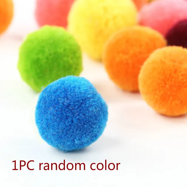 1PC Оригинальные игрушки для мяч для котов с кольцом-колокольчиком, играющий в жевательную погремушку, царапающийся пластиковый шар, интерактивные обучающие игрушки для кошек, товары для домашних животных - Цвет: 1PC