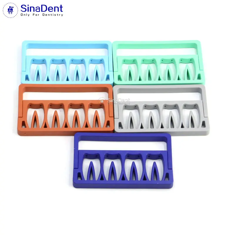 1 Dental Endo Files Holders 8 Holes 16 Holes For Endo Files 5 Colors