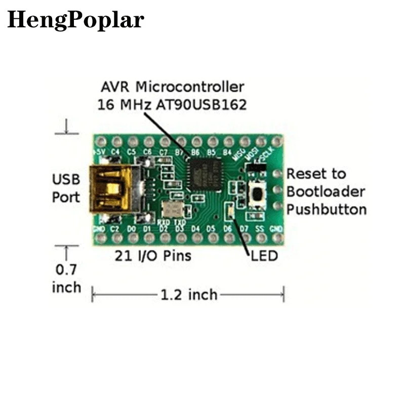 Teensy USB макетная плата AVR MKII ISP скачать кабель at90usb162 | Электронные компоненты и