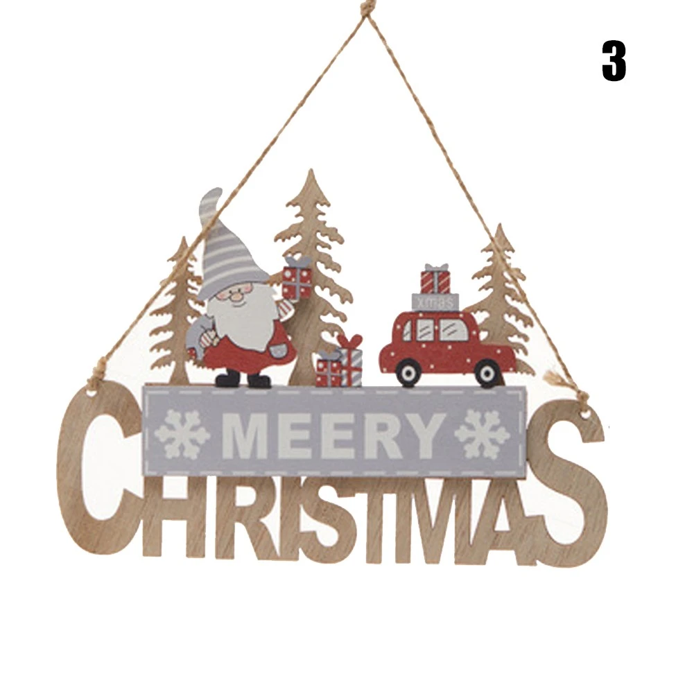 Merry Christmas 2022 Construction Christmas Santa Claus Door Wooden Hanging Pendant Navidad Merry Christmas  Decorations Noel Decoration New Year 2022|Pendant & Drop Ornaments| -  Aliexpress