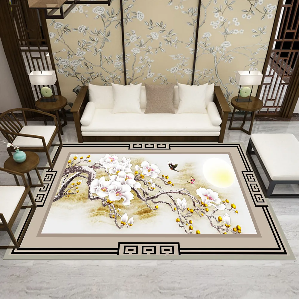 

Modern Simple Living Room Carpet, New Chinese Sofa, Tea Table, Cushion, Bedside Bedside Rectangular Room Home
