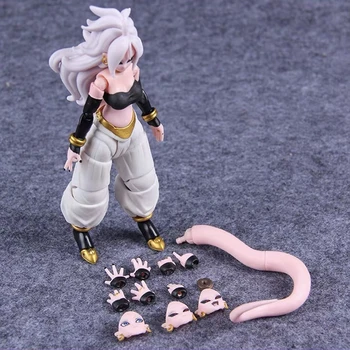 

15cm Japanese Anime Figures Dragon Ball Z Android No.21Majin Buu PVC Action Figure Model Toys For Boy Gift