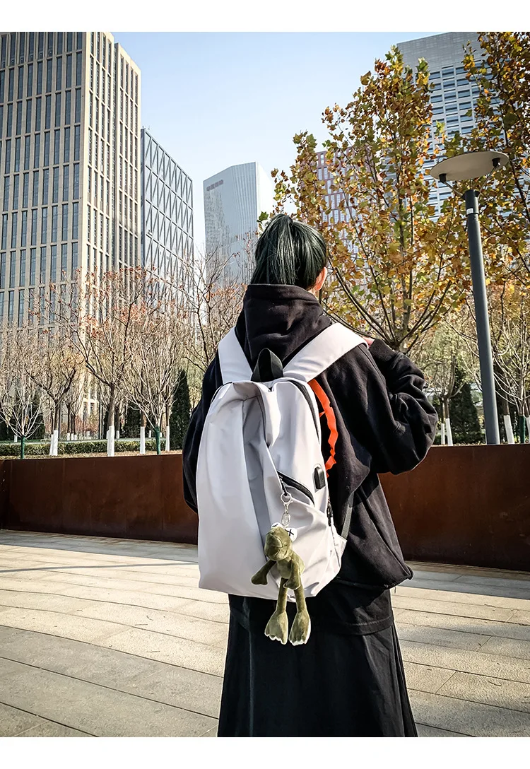 Men Backpack for Laptop 15.6"USB School Fashion Men Travel Backpack Bag Water Proof Backpack Men External USB Charge Bag
