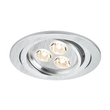 92599 Светильник Aria rund schw LED 1x3W, алюминий тертый