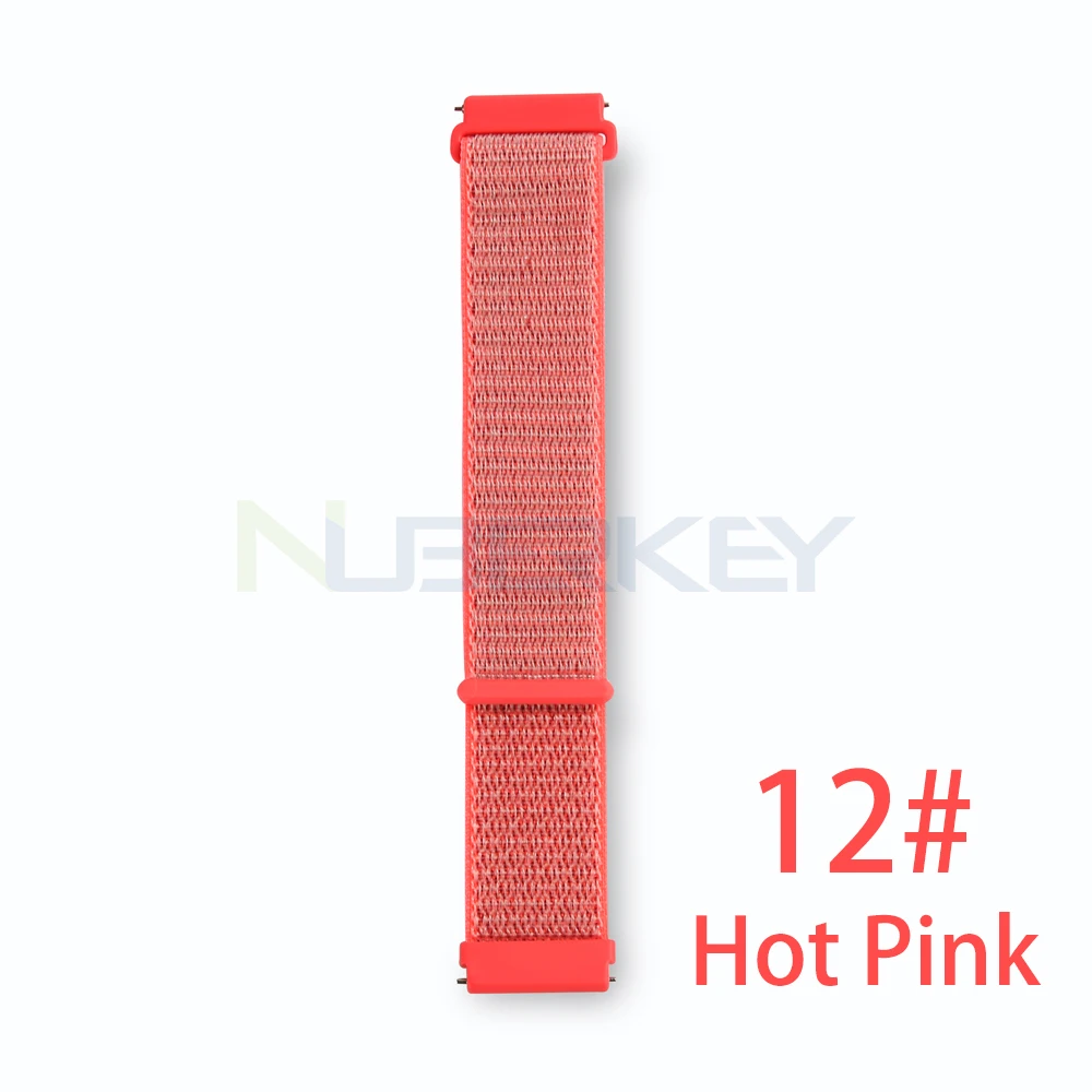 Нейлоновая петля тканевой ремешок для Xiaomi Amazfit Bip ремешок для наручных часов для Huami Amazfit Bip BIT PACE Lite Youth умные часы-браслет - Цвет: 12