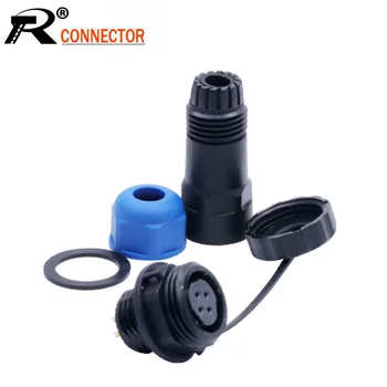 

10pcs/lot IP68 Waterproof SD16 Aviation Female Plug 2/3/4/5/6/7/9 Pins IP68 SP16 M16 16MM Aviation Plug Wire Connector