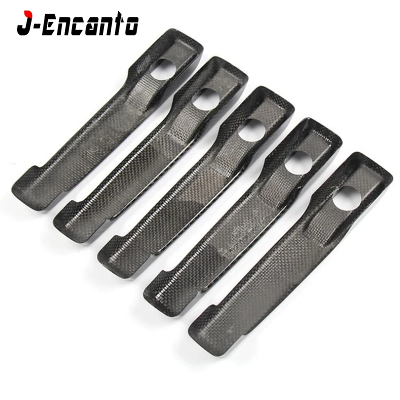 Carbon Fiber For Mercedes Benz G Class W463 G55 G63 G500 G550 Car Accessories Door Handle Cover Trim Styling Decoration 5pcs/set