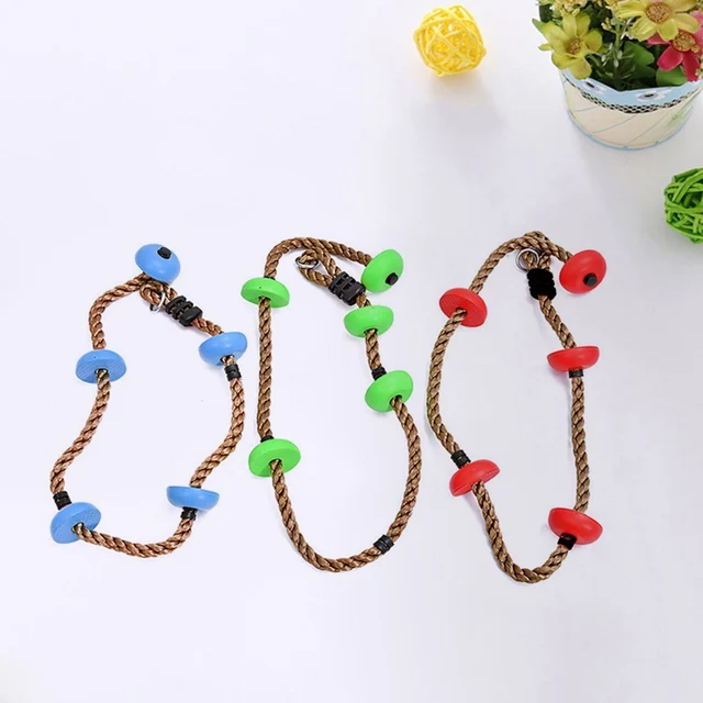 Children Boy Girl Toys Garden Playground Backyard Outdoor Swing Games Funny Climbing Rope Swing Disc Climbing Equipment Toys 5