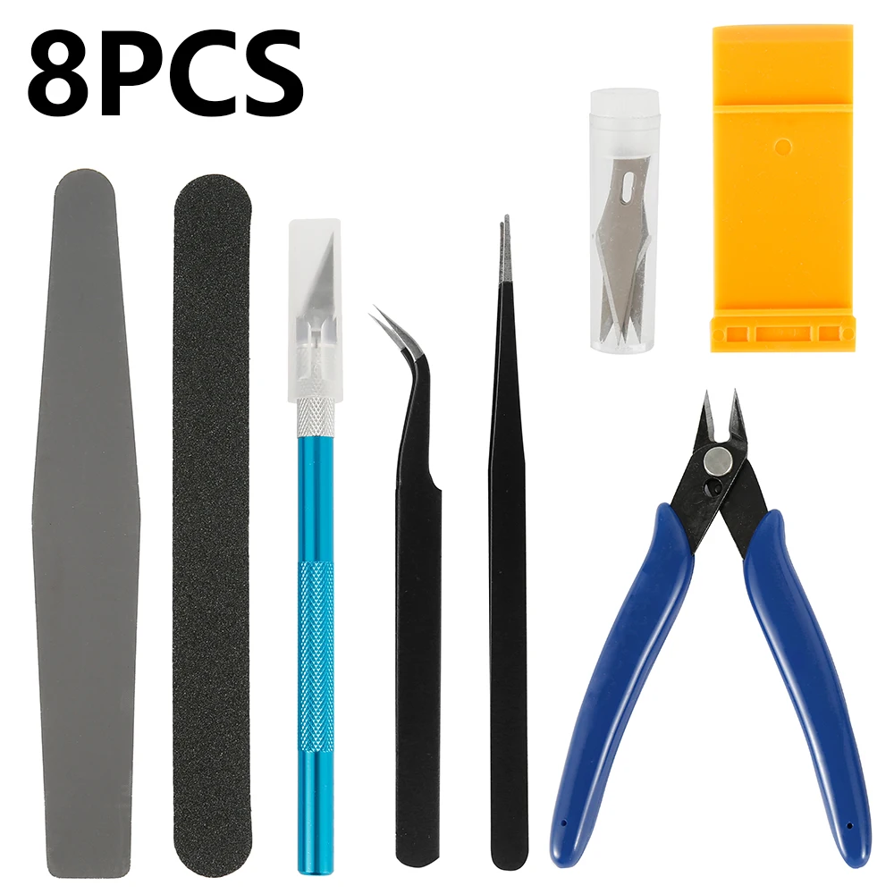 

Hobby Modelling Tools Set Model DIY Accessories Cutting Mat Self Healing Grinding Machine Polishing Tools Kit
