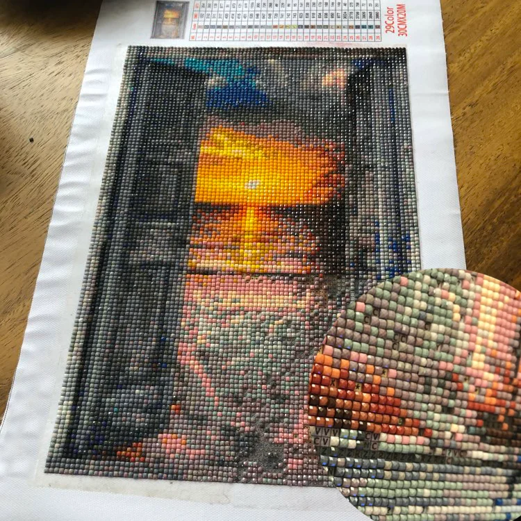 5D DIY Diamond Painting Cross Stitch Full Square Diamond Embroidery Door Landscape Picture Of Rhinestones Home Decor