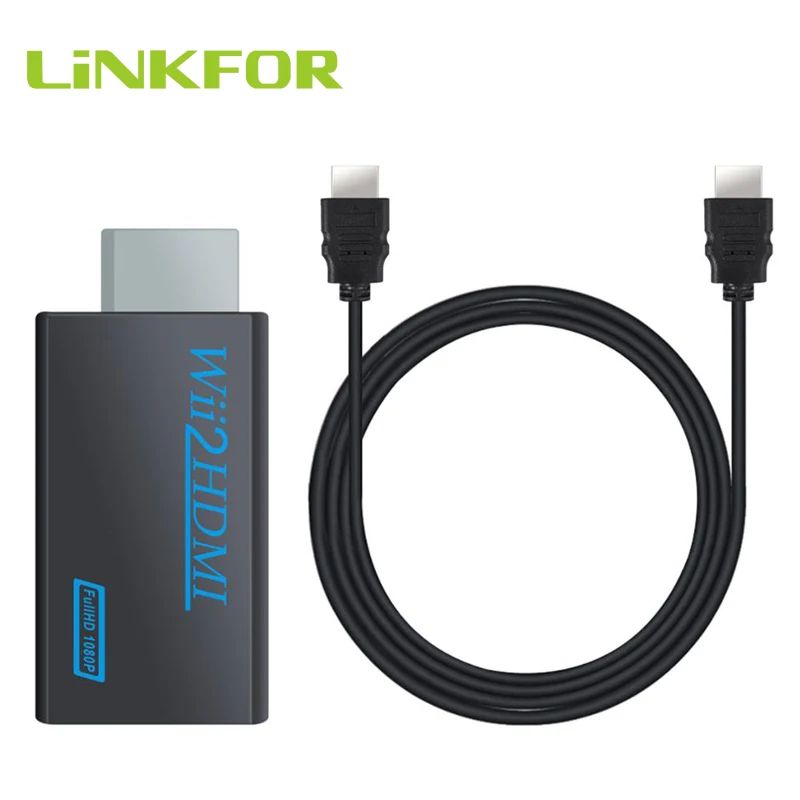 LiNKFOR для wii в HDMI конвертер адаптер с 3,5 мм аудио весы wii сигнал 720p и 1080p HD HDTV для nintendo wii