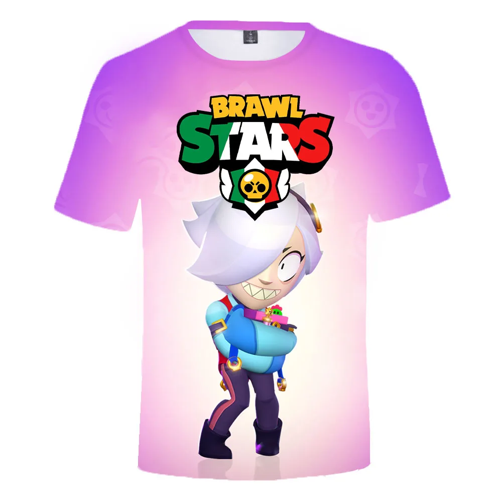 Camiseta con estampado 3D de estrellas de Anime para hombre y mujer, ropa de calle de manga corta para niños y niñas, moda de verano, 2021