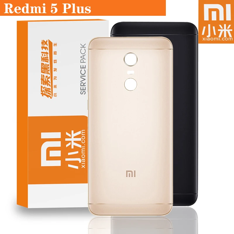 Оригинальный Корпус для Xiaomi Redmi 5 Plus plus батарея задняя крышка мобильный телефон