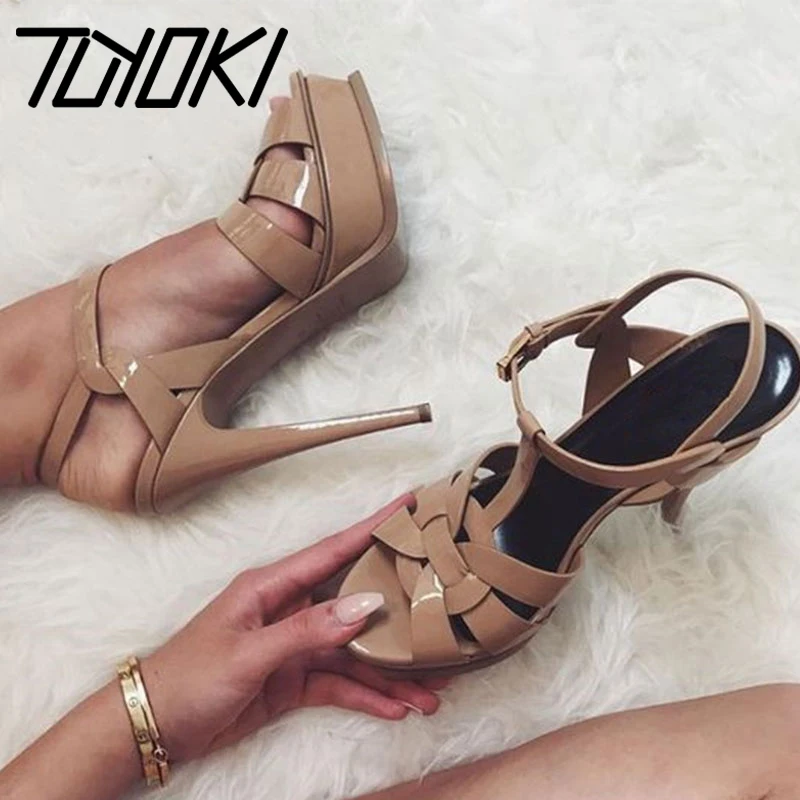 Босоножки женские из натуральной кожи на платформе и высоком каблуке 33 40|heels sandals