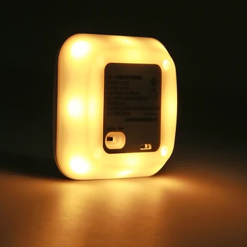 

USB Modern Motion Sensor LED Wall Light Home Indoor Stair Step Saving Energy Night Lamp Warm Light
