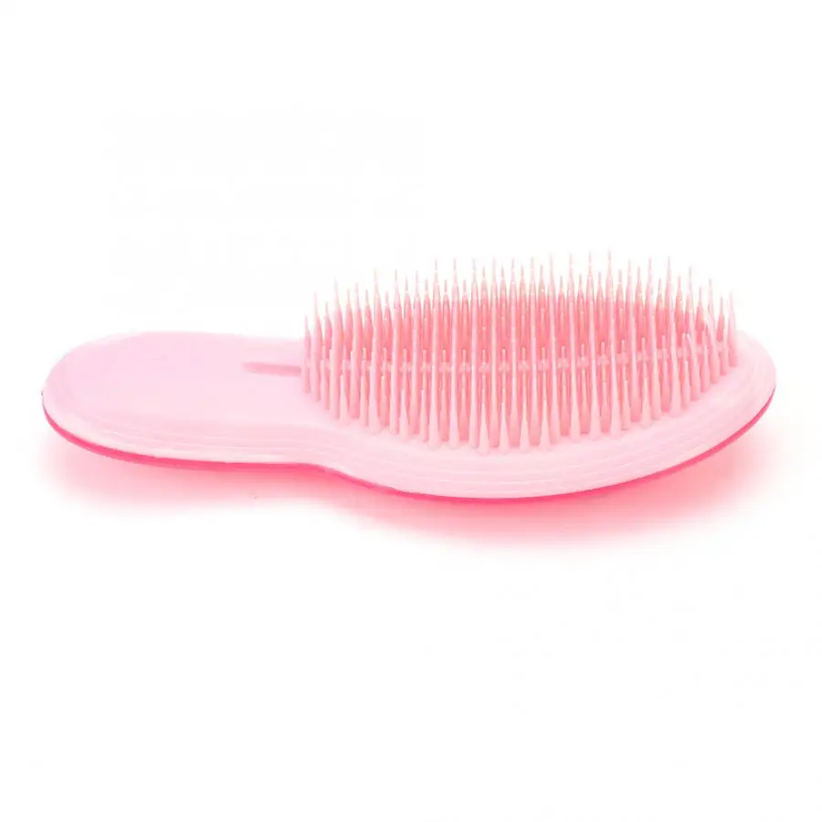 Portable Comb Portable Air Cushion Curly Straight Hair Styling Hairdressing Comb Head Scalp Massage Comb - Цвет: Розовый