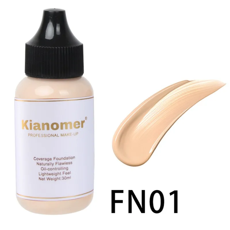 Kianomer жидкая косметика/основа Увлажняющая крышка шрамы от акне веснушки поры жидкий консилер