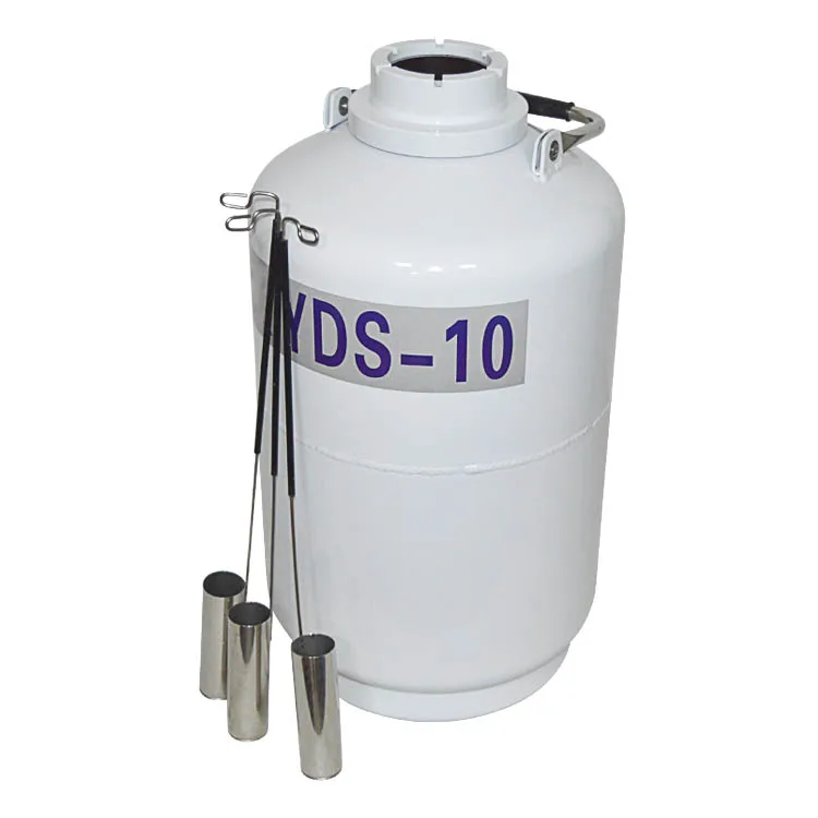 YDS-10 высокое качество контейнер с жидким азотом криогенный резервуар Дьюара с ремни 10L