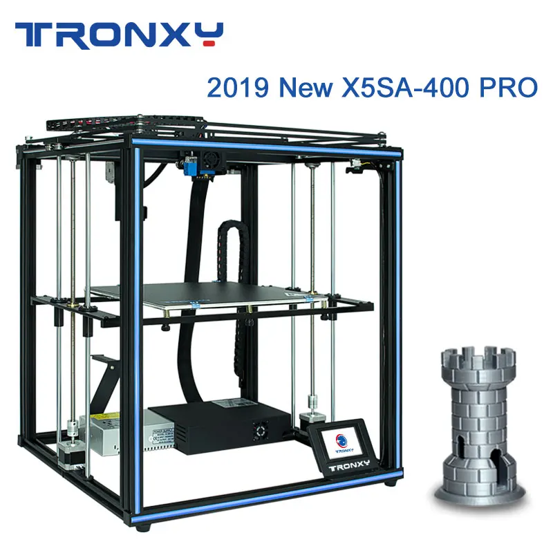 X5SA-400 PRO X5SA 3d принтер CoreXY DIY Kit Большой размер печати X5SA PRO/X5SA-400 PRO/X5SA-500 PRO TRONXY Многофункциональный 3D-принтер 24 В версия - Цвет: X5SA-400 PRO