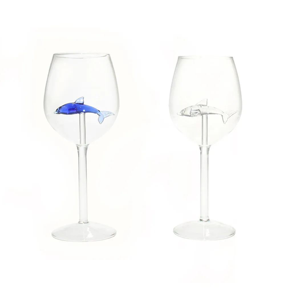 2 шт стеклянная чашка Дельфин красное вино стекло хрустальная бутылка для вина бокал для шампанского es чашка для напитков для свадебной вечеринки флейты креативные подарки