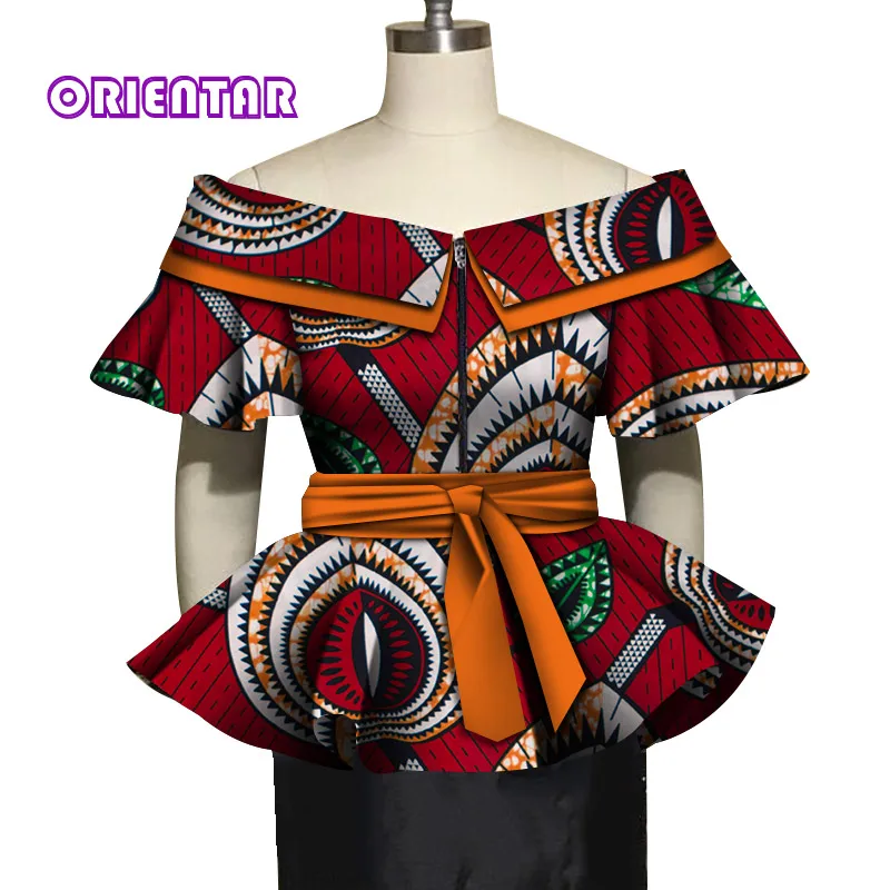 Elegante africano topos para mulheres bazin riche