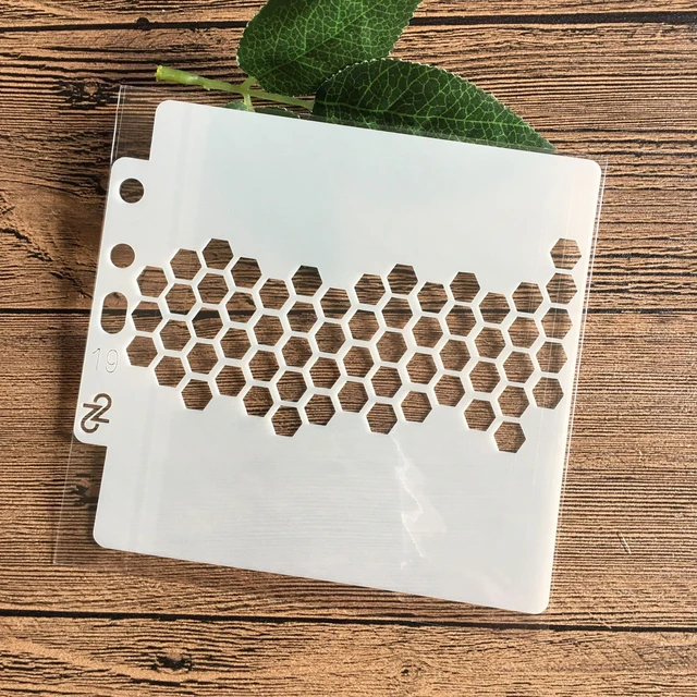 13*13 cm  DIY Stencils Painting Scrapbook Coloring Embossing Album Decorative Paper Card Template s19