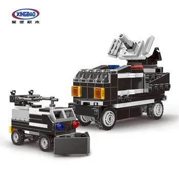 

DIY Blocks for SWAT Pioneers Assault Car Gunship Ballistic Missile Speedboats Fighter Radar Storms Car Wrecker Block Toy