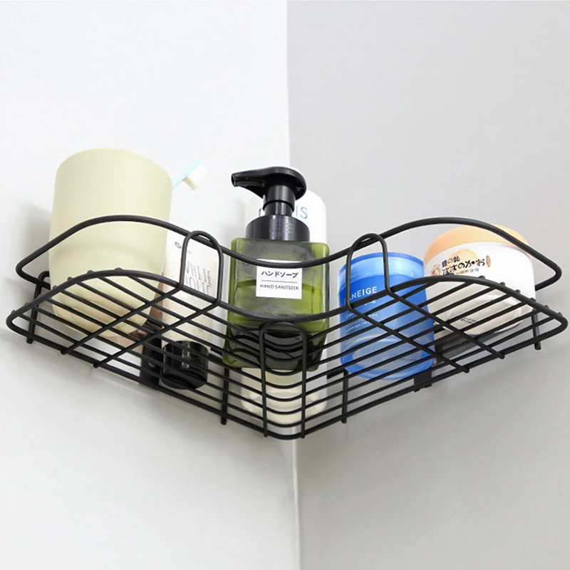 Suction Cup Shower Bathroom Shower Shelf Storage Dry Rack Kitchen