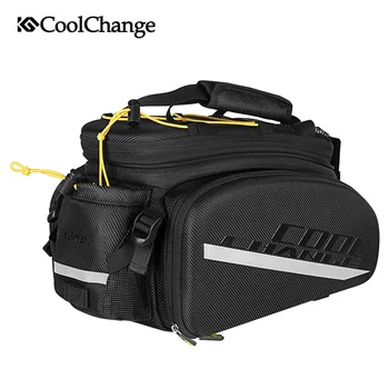 

CoolChange Waterproof Bike Bag Portable Cycling MTB Cycling Bag Pannier Rear Rack Seat Trunk Backpack Case Bicycle Accessories
